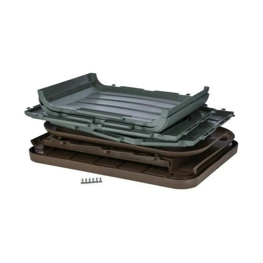Maison pour chat - kerbl - paola eco xl - 75 x 59 x 55 cm - intérieur/extérieur